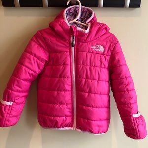 Infant North Face reversible winter coat 18-24 mos